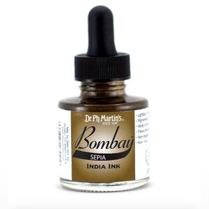 🔥5 FOR $25🔥 Dr. Ph. Martin’s Bombay India Ink, Sepia